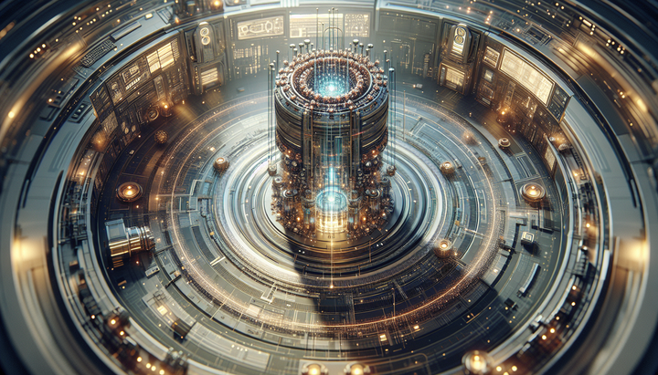 Illustrazione del design del reattore di Pacific Fusion