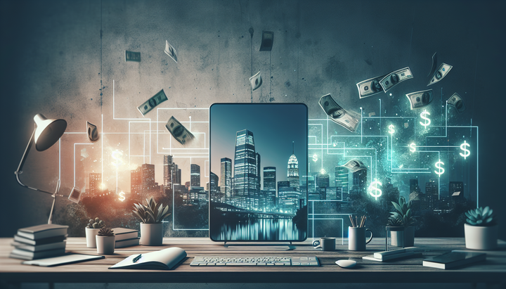 Evento tech con palco, networking e pubblico in sala conferenze