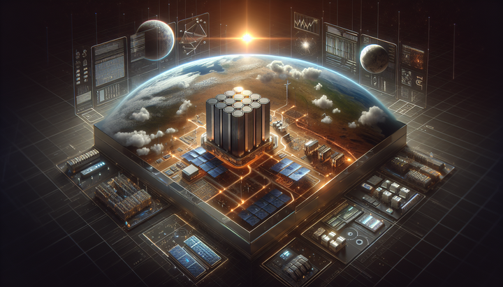 Logo di SpaceX e xAI che si uniscono per formare una nuova entità.