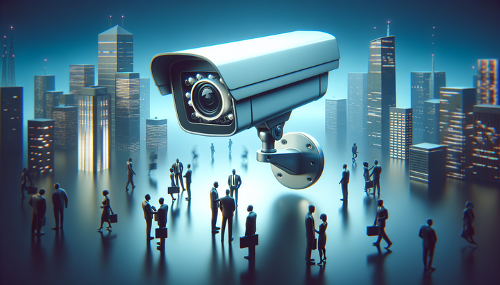 Telecamera di sorveglianza Flock distrutta in strada