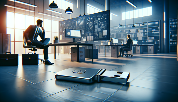 Immagine di un'agenzia governativa con dati sensibili in evidenza