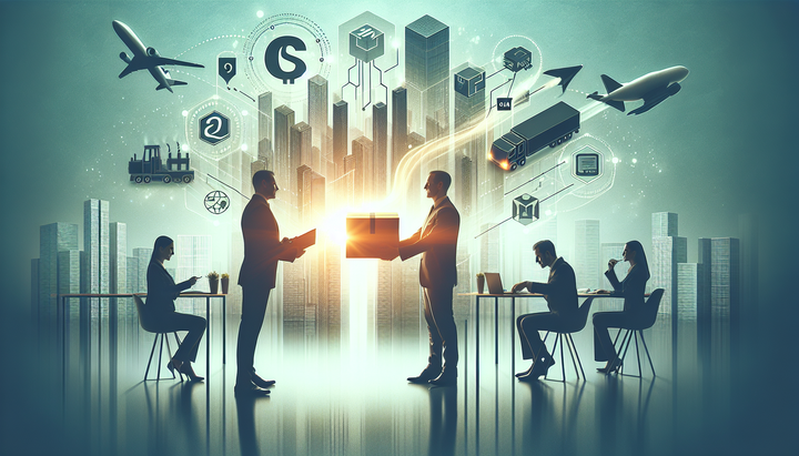 Loghi di Amazon e Anthropic con sfondo tecnologico