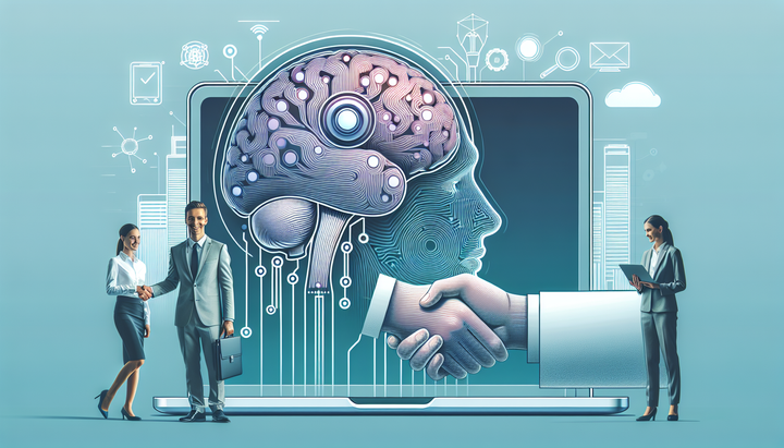 Logo di Merge Labs con rappresentazione di un'interfaccia cervello-computer