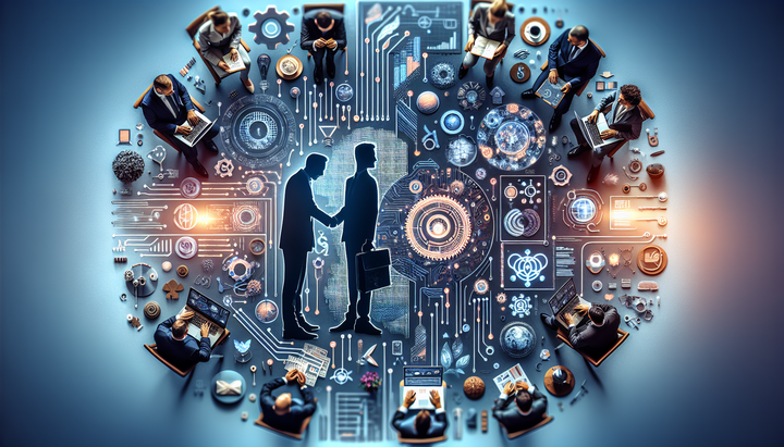 Logo di Gimlet Labs su sfondo tecnologico