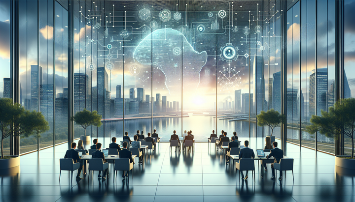 Logo di ChatGPT con sfondo tecnologico