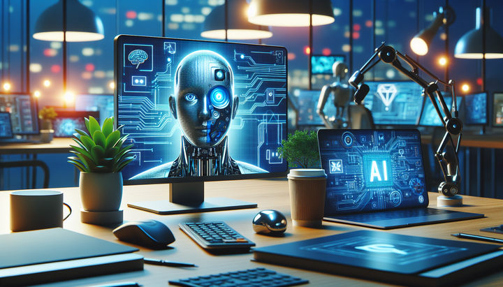 Concetto di AI generativa e protezione dei dati sensibili contro i deepfake