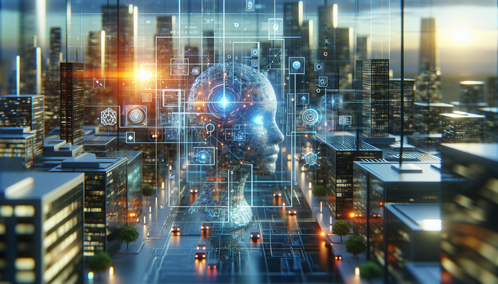 Illustrazione del modello LFM2.5-VL-450M di Liquid AI in azione su dispositivi edge.