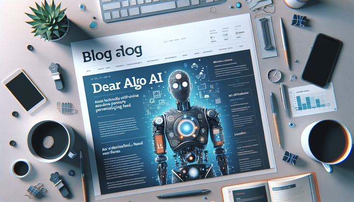 Logo di Threads con l'icona 'Dear Algo'