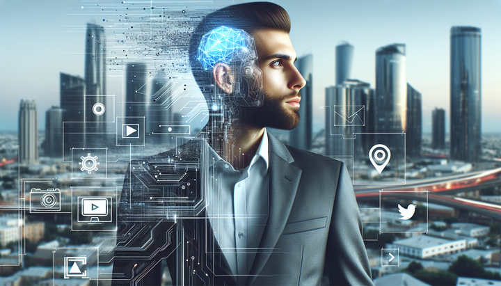 Logo di Higgsfield con elementi grafici di intelligenza artificiale e video.