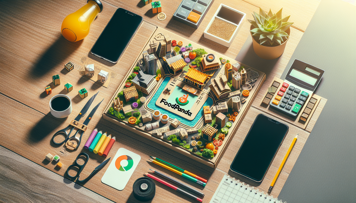 Logo di Grab e Foodpanda Taiwan