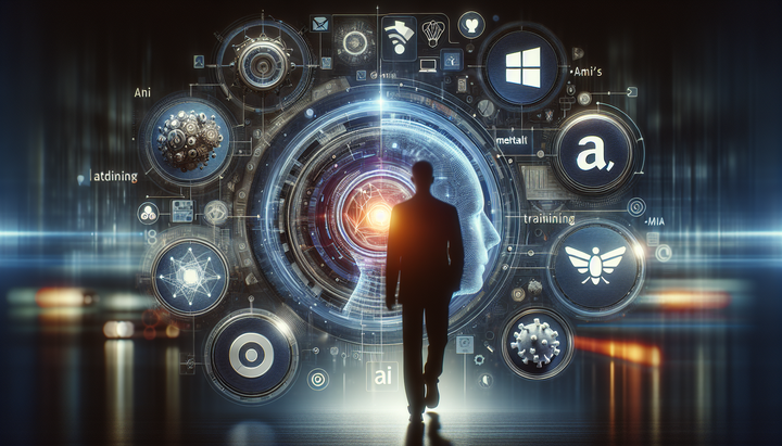 Logo di Wikimedia Enterprise con icone di Microsoft, Meta, Amazon, Perplexity e Mistral AI