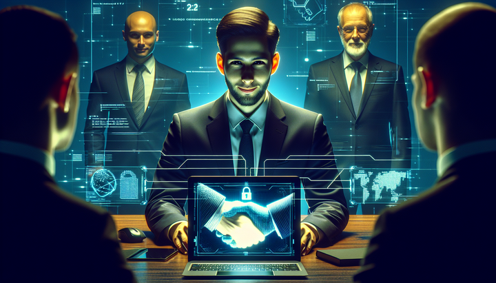 Mappa che evidenzia la Norvegia con simboli di attacco informatico