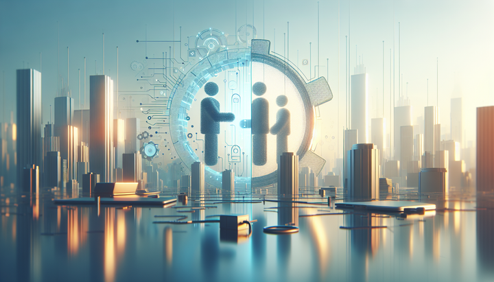 Logo di Lux Optics con sfondo tecnologico