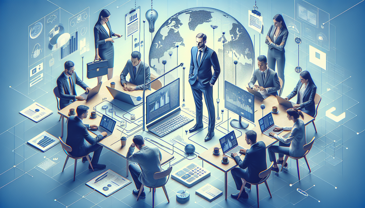 Logo di Meta con sfondo tecnologico