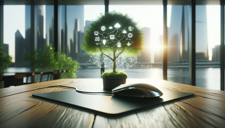 Logo di X-energy con sfondo tecnologico