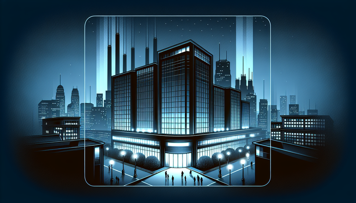 Logo di Meta con sfondo tecnologico