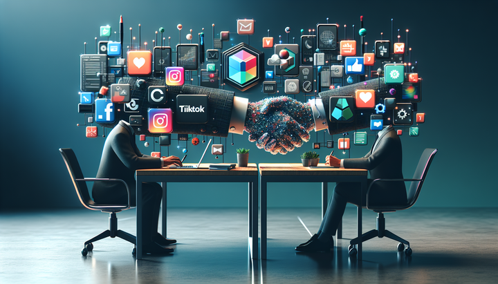 Logo di Sequen con sfondo tecnologico