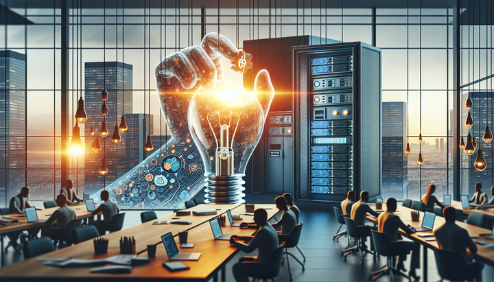 Trasformatore a stato solido DG Matrix in un data center