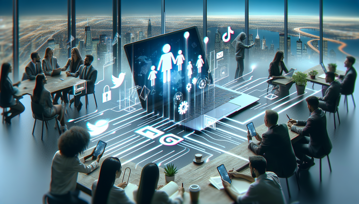 Logo di TikTok con simboli di privacy e sicurezza