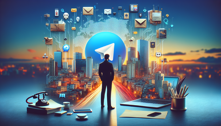 Logo di Telegram su uno smartphone