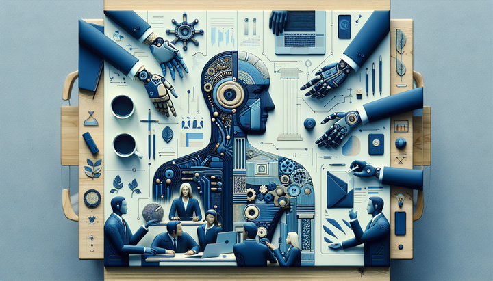 Logo di OpenAI e DeepSeek con simboli di intelligenza artificiale