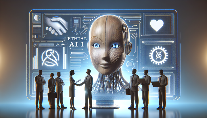 Logo di OpenAI con sfondo tecnologico