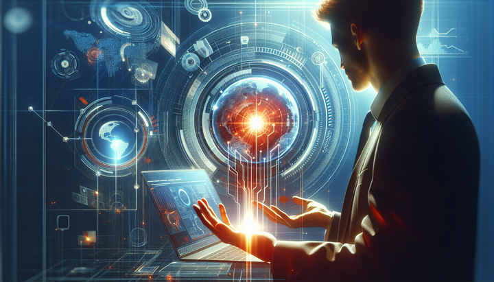 Logo di Digg con sfondo tecnologico