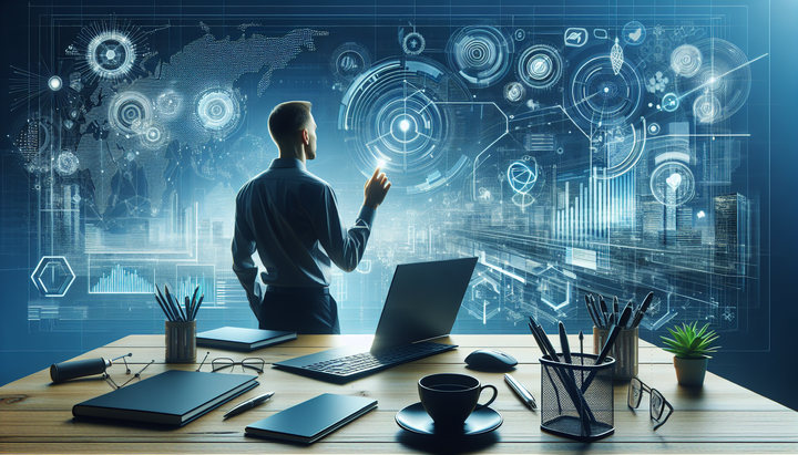 Logo di Meta con simboli di intelligenza artificiale