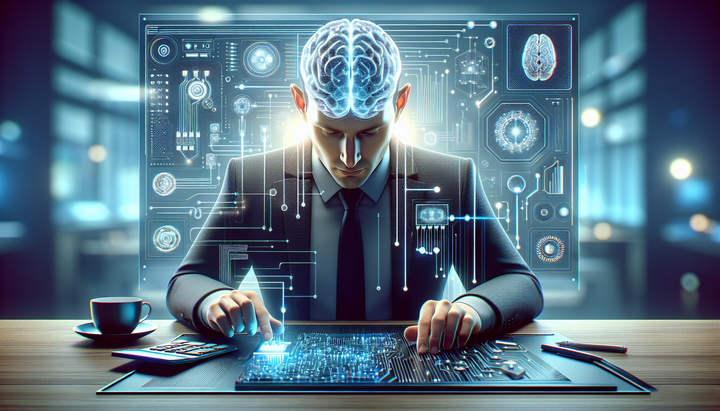 Logo di Merge Labs con elementi di interfaccia cervello-computer