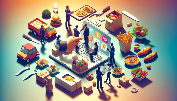 Logo di Eat App e Swiggy con mappa dell'India