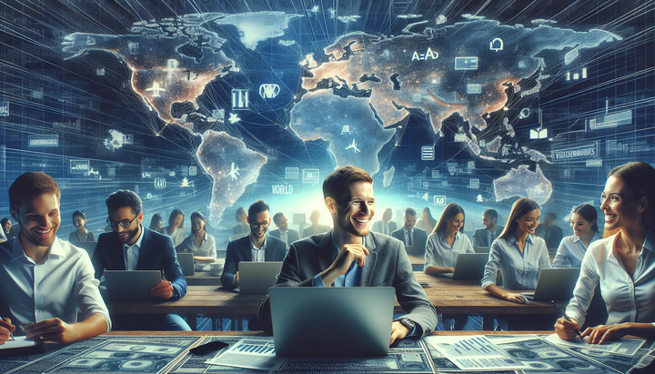 Logo di Threads con sovrapposizione di annunci pubblicitari