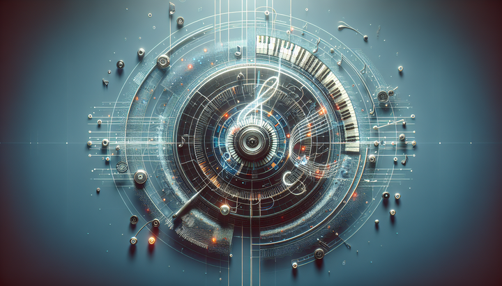 Interfaccia di un'app AI per creare e remixare musica da prompt testuali