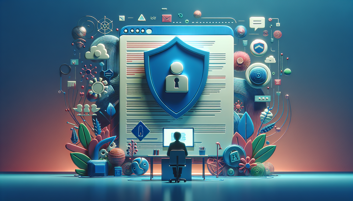 Logo di Ravenna Hub con simbolo di avviso di sicurezza