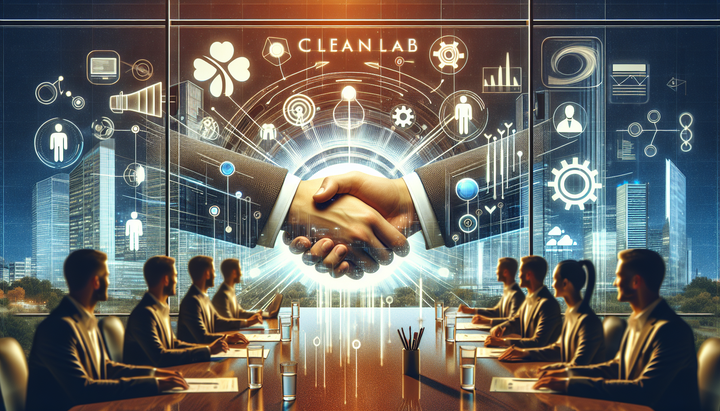 Handshake e Cleanlab logo