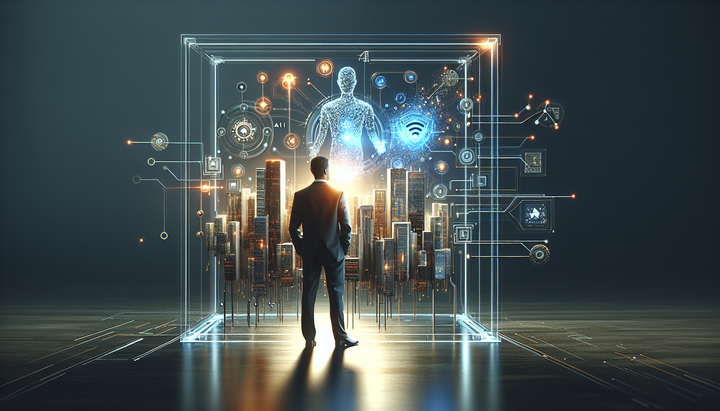 Logo della Swiss AI Initiative con l'immagine del supercomputer Alps