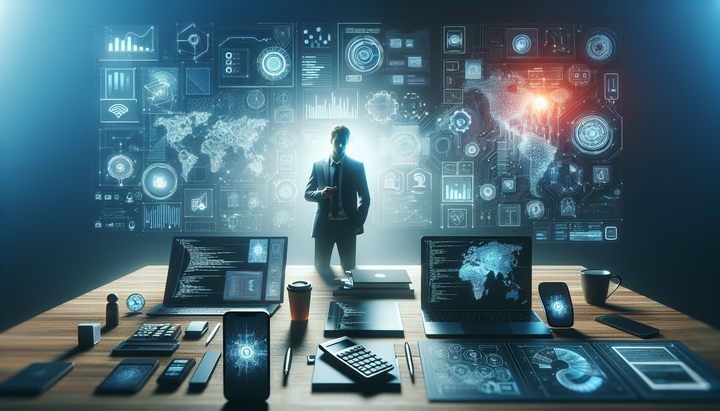 Logo di Lovable con sfondo tecnologico