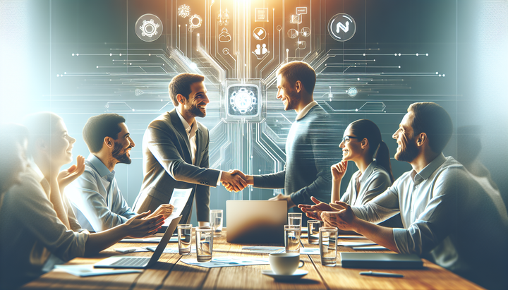 Concetto di tecnologia dei chip AI