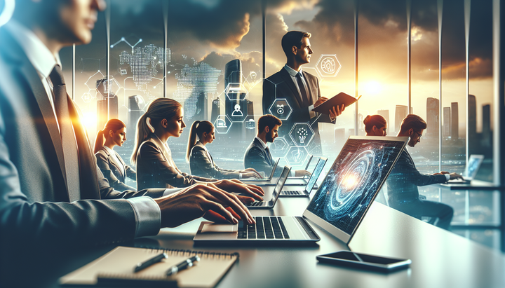 Logo di Musicboard su sfondo musicale