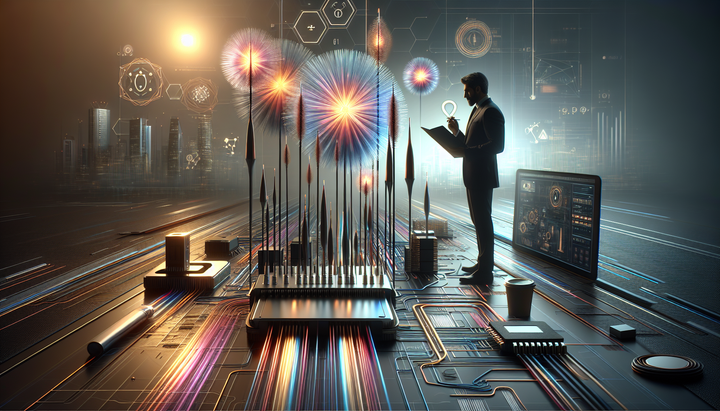 Logo di Ayar Labs con rappresentazione di interconnessioni ottiche